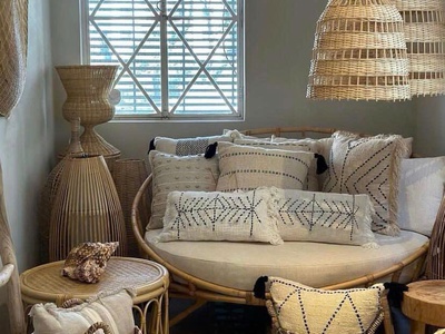Ghế tròn mây tự nhiên 2