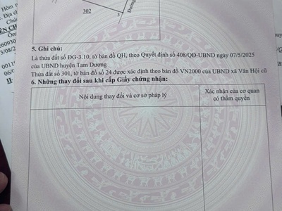Bán đất tại Hội Thịnh, Tam Dương, Vĩnh Phúc. DT 100m2 giá chỉ 2.2 tỷ 5