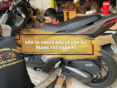 Dán xe Vario phong cách, giữ màu sơn luôn bóng đẹp 0