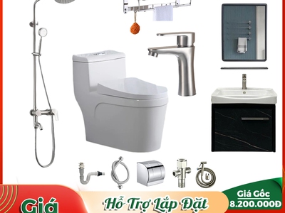 Combo Thiết Bị Vệ Sinh Nhà Tắm Trọn Bộ 10 Món MTCB-106 0