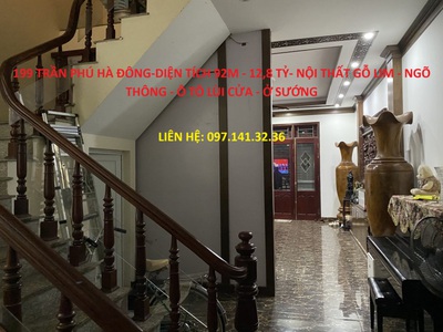 199 Trần Phú Hà Đông , 92m, nội thất gỗ lim, ngõ thông, giá chỉ 12,8 tỷ 1