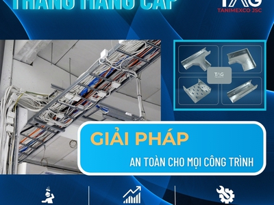 Thang máng cáp   Mạch nối an toàn cho mọi công trình 0