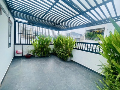 Bán nhà mới 5 tầng đường số 17, gò vấp   50m    hẻm xe tải   gần chợ hạnh thông tây   giá 6.8 tỷ 0