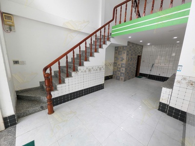 16. cho thuê nhà trệt lửng lầu góc 2 mặt tiền - đường yết kiêu - phường thới bình 2