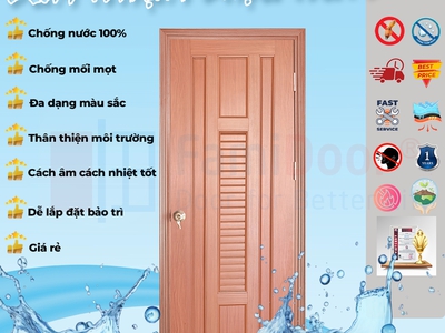 Cửa nhựa Đài Loan ghép thanh 2
