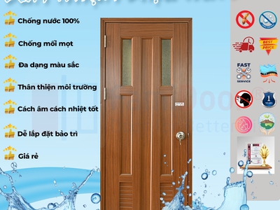 Cửa nhựa Đài Loan ghép thanh 3
