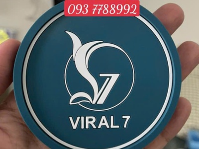 Lót Ly , đế lót ly cao su cao cấp , bền bỉ theo thời gian, nhận làm từ 50 cái . 3