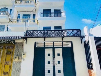 Nhà 4 tầng - hẻm xe tải- ngay khu tên lửa- gần chợ bình trị đông- bình tân   4.3 x 18  80m2 , 7.1 0