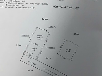 Nhà chính chủ - giá tốt -cần bán nhà vị trí đẹp tại xuân thới thượng, hóc môn, tp.hcm 1