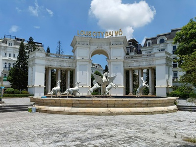 Nhà đẹp louis city đại mỗ   100m , 6 tầng, gara ô tô, kinh doanh đỉnh, giá 33 tỷ 1