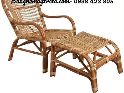 Ghế mây tự nhiên lưng cao kèm tay vịn 5