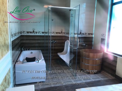 Lắp đặt phòng xông hơi sauna tại quế võ, bắc ninh 11