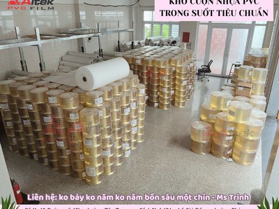 Cuộn nhựa pvc trong suốt khổ nhỏ - nhà phân phối lớn 2