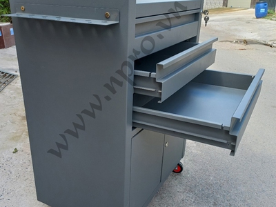 Tủ Để Đồ Nghề 3 Ngăn 1 Hộc KT 400x630x900mm 1