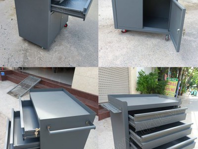 Tủ Để Đồ Nghề 3 Ngăn 1 Hộc KT 400x630x900mm 0