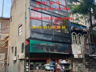 Cho thuê mặt phố Nguyễn Trãi 2 vỉ hè kinh doanh đỉnh cao giá cực tốt 1