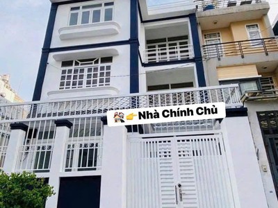 Biệt thự hxh 8m ngang bự 7,5m, 4 tầng sang đẹp,7pn đinh bô lĩnh 17 tỷ hơn 0
