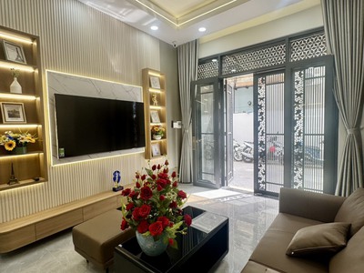 Siêu phẩm 3 tầng-4pn-hẽm trước nhà 4m5-nhà full nội thất vào ở ngay-khu đồng bộ dân trí cao 0