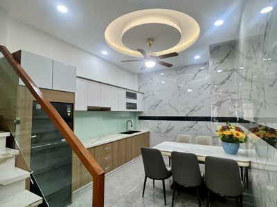Siêu phẩm 3 tầng-4pn-hẽm trước nhà 4m5-nhà full nội thất vào ở ngay-khu đồng bộ dân trí cao 2