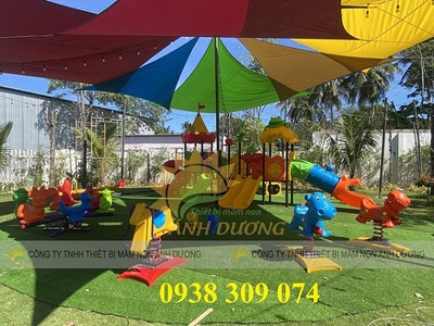Thú nhún lò xo giá rẻ, cầu trượt liên hoàn, cầu trượt giá rẻ 0