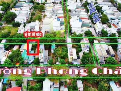 Bán lô góc tái định cư đất lành đường 13m và đường 5m. 1