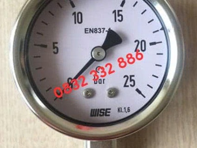 Đồng hồ áp suất Wise P255 Dantek tại Trà Vinh   Báo giá cạnh tranh, có sẵn nhiều kích thước 0