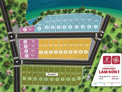  siêu phẩm đất nền long phát - lam sơn 1  sổ đỏ riêng, giá chỉ từ 120 triệu/lô, cơ hội sinh lời 1