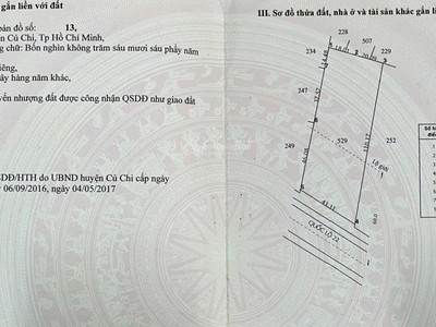 Đất đẹp - giá siêu tốt - chính chủ cần bán nhanh lô đất  vị trí tại huyện củ chi, tp hcm 0