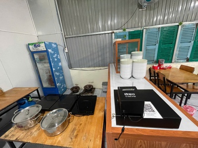 Quận 2 , sang quán ăn giá rẻ 154 tr , mb thuê 18 tr / tháng, mt đường đ khu sầm uất, gần mt đường 4
