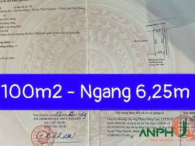 Cần bán lô góc hai mặt tiền siêu đẹp, TDP Đường Đá, Phường Hoa Động, TP Thủy Nguyên 1