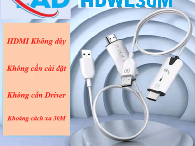 Bộ thiết bị  HDMI Lad HDWL30M thu phát không dây xa đến 30m 0