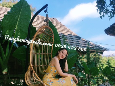 Ghế xích đu mây 2