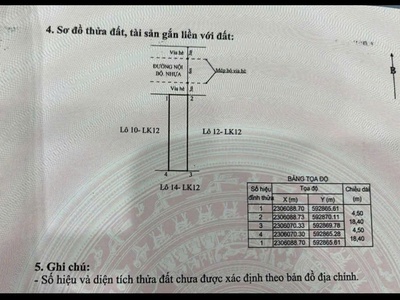 Lô đất 82m vị trí cực đẹp tại Tái định cu Bạch Mai, Đồng Thaí, An Dương, Hải Phòng. 4