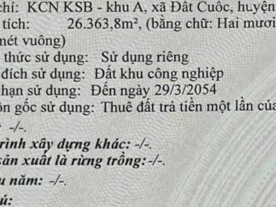 Cho thuê nhà xưởng 14.318 m2 tại KCN Đất Cuốc, Bắc Tân Uyên, Bình Dương 0