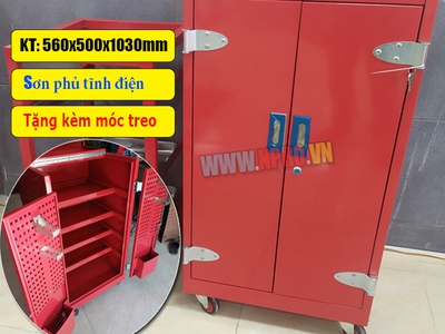 Tủ Để Đồ Nghề, Phụ tùng 2 Cánh 5 Ngăn KT 500x560x1030mm 0