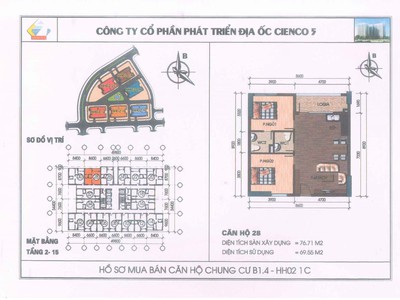 Bán căn hộ 828 khu 6 tòa trong chung cư thanh hà 0