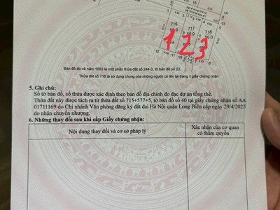 Chính chủ bán 3 lô đất liền kề   ngõ 68 nguyễn văn linh   thạch bàn   long biên 1