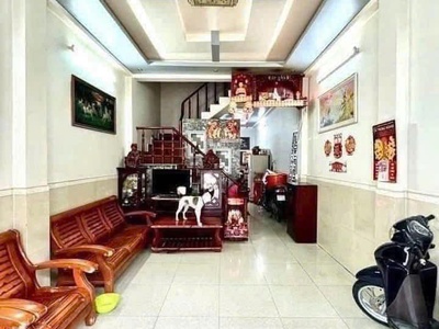 Nhà 3 tầng- đường nhựa 10 mét- nối dài nguyễn văn luông - phú định - quận 8   4 x 14   57m2 , nhỉnh 1