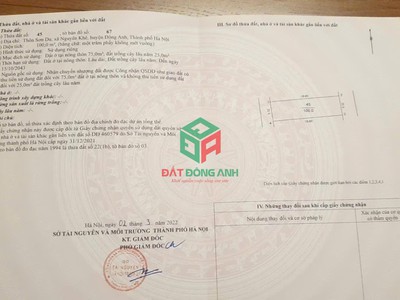 Bán đất bìa làng nguyên khê - 100m sơn du - nhìn ra đường nhật tân - nội bài 4