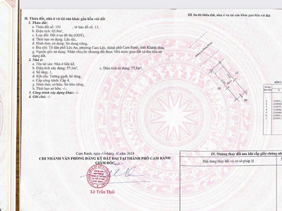 Nhà chính chủ - vị trí đẹp đường lê hồng phong, p. cam lộc, cam ranh 4