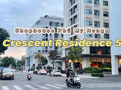 Bán shophouse hồ bán nguyệt quận 7, 194m2, 37 tỷ, mua tt cđt, ls 0, ck cao. có sẵn kinh doanh ngay 0