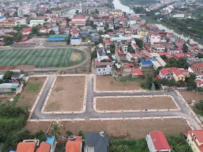 Hoa hậu  lô đất 122m2 3 mặt tiền trung tâm quận an dương, hải phòng 0
