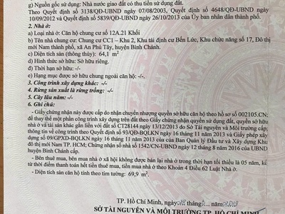 Bán căn hộ sổ hồng riêng tại mặt tiền nguyễn văn linh,bình chánh,hcm giá 1,3tỷ nhà sẵn, sổ sẵn ccn 0