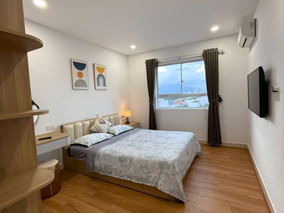 Bán nhanh căn góc tầng 4  thực tế tầng 6  chung cư  vcn ct3 phước hải,  diện tích 70m2, sổ hồng 2