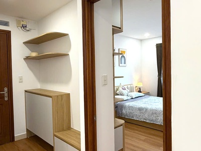 Bán nhanh căn góc tầng 4  thực tế tầng 6  chung cư  vcn ct3 phước hải,  diện tích 70m2, sổ hồng 3