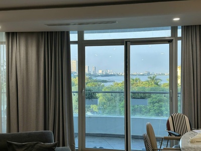 Cần bán gấp căn hộ chung cư cao cấp watermark 395 lạc long quân, 157m2, 3 ngủ, view trọn hồ tây, 22 3