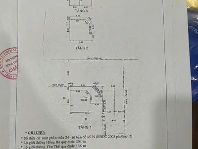 Bán nhà góc 2 mặt tiền - 58b hồng hà   yên thế, p.2, quận tân bình 3