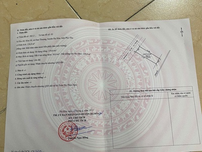 Chính chủ cần bán lô đất tại đan phượng - hạ hòa 0