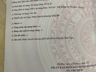 Chính chủ cần bán lô đất tại đan phượng - hạ hòa 1