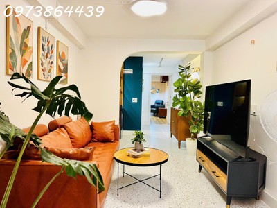 Bán nhà 2 tầng đẹp full nội thất -giáp quận 1 - đường lê văn duyệt - bình thạnh - 45,9 m2 - giá 6,8 0
